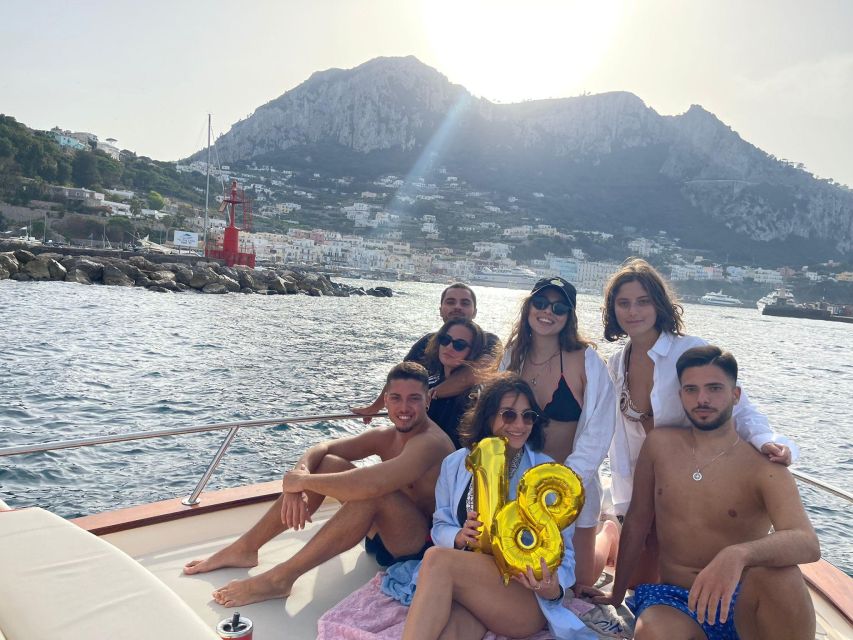 From Sorrento: Capri and Amalfi Coast Private Boat Tour - Capri from the water: Punta Carena to the Faraglioni
