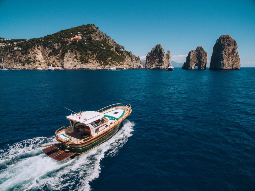 From Sorrento: Capri and Blue Grotto Half-Day Boat Tour - Capri’s Caves and Coastal Rock Formations