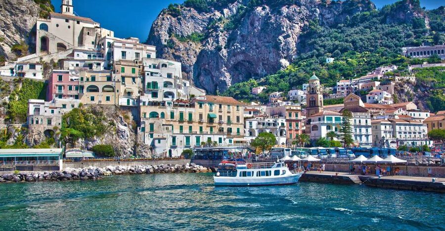 From Sorrento: Capri and Positano Private Day Cruise - Arriving in Positano by sea