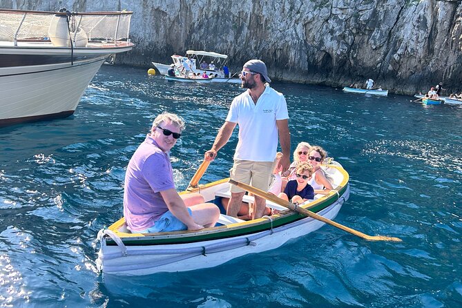 From Sorrento: Capri & Blue Grotto Boat Day Tour Up to 8 People - What is included, and what costs extra
