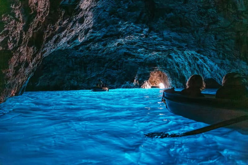 From Sorrento: Capri Boat Tour with Blue Grotto Visit - Swimming at Marina Piccola