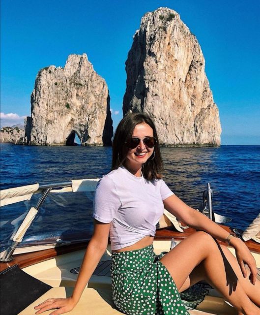 From Sorrento: Capri Boat Trip with City Visit & Swim Stops - Three hours to make your own Capri plan