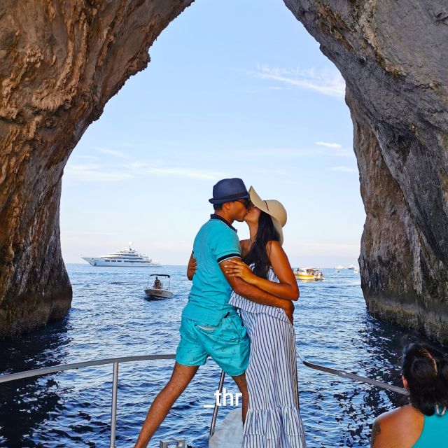 From Sorrento: Capri Boat Trip with Snorkeling and Drinks - The Faraglioni, Malaparte, and the return cruise