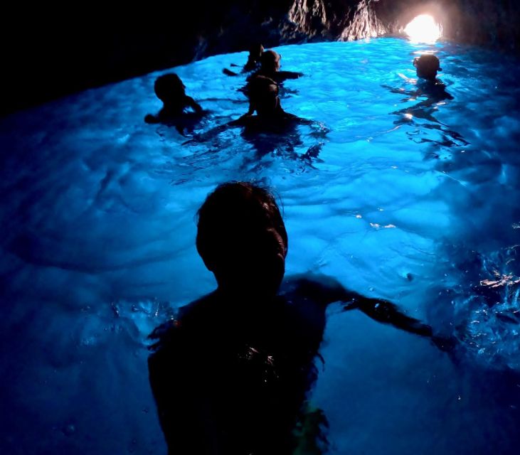 From Sorrento: Capri Island Day Trip with Boat Cruise - Swimming, snorkeling, and the ride home