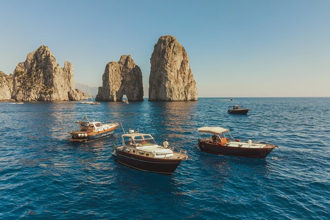 From Sorrento: Capri & Positano Private Boat VIP Tour - Capri’s sea caves, lighthouse, and Faraglioni