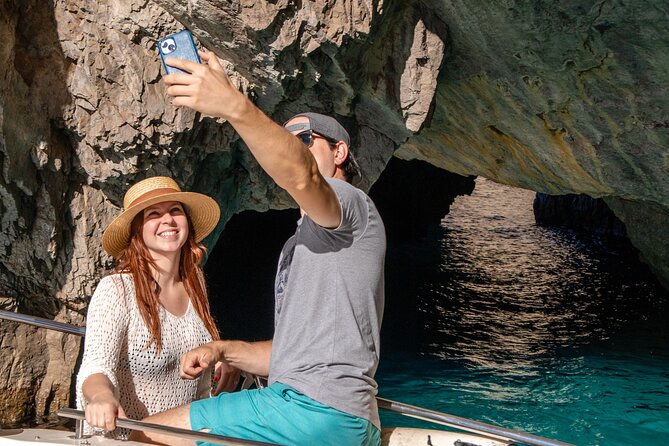 From Sorrento: Capri & Positano Private Boat VIP Tour - The Blue Grotto: beautiful, optional, and not guaranteed