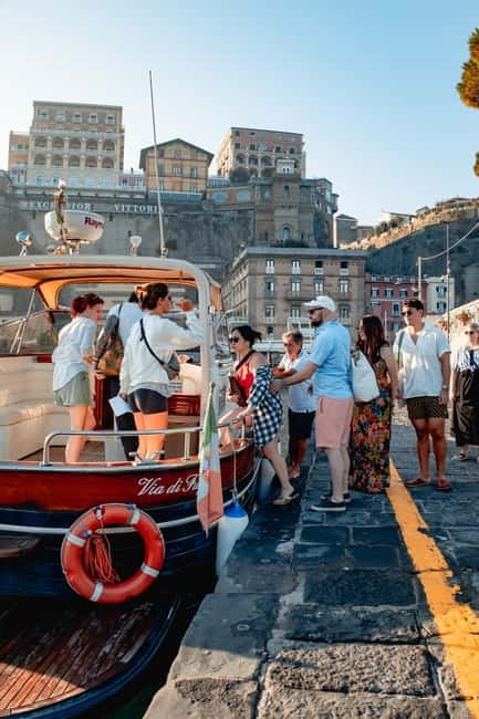 From Sorrento: Capri Small Group Boat Day Tour - Key points to know before booking