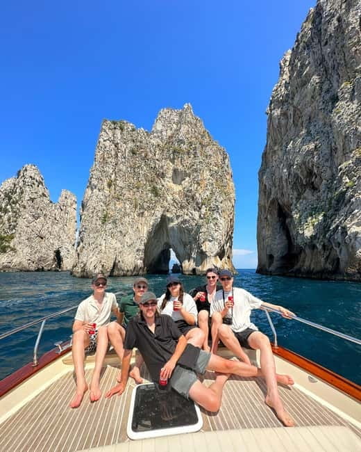 From Sorrento: Capri Small Group Boat Day Tour - Three hours to explore Capri on foot
