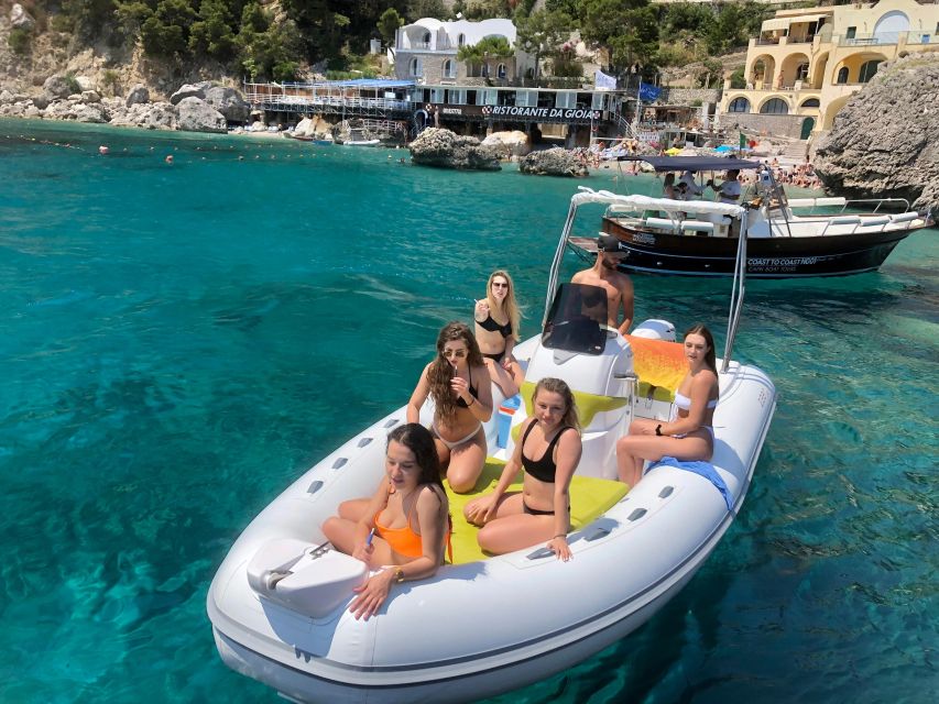 From Sorrento:Capri tour (half day) - The Blue Grotto and its extra charge