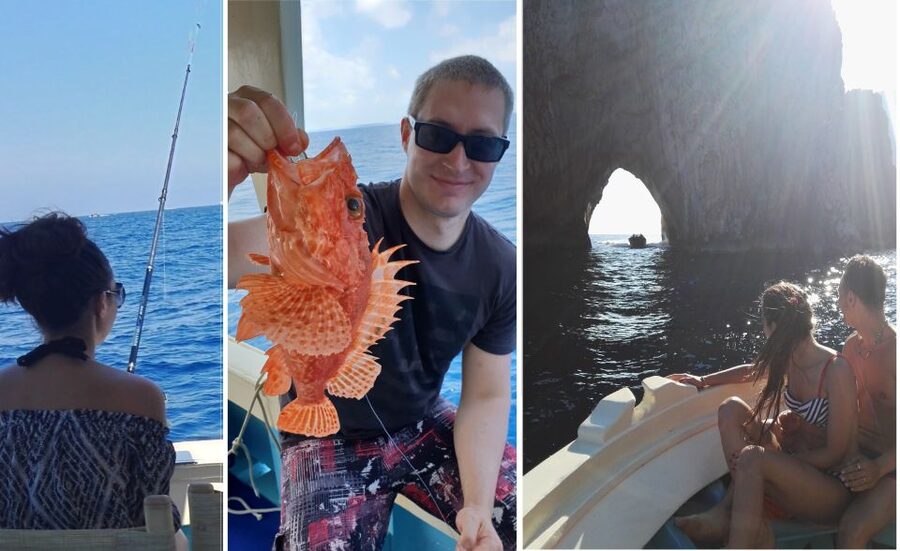 From Sorrento: Fishing in Capri with Lunch - Pickup from Sorrento and the eight-hour schedule