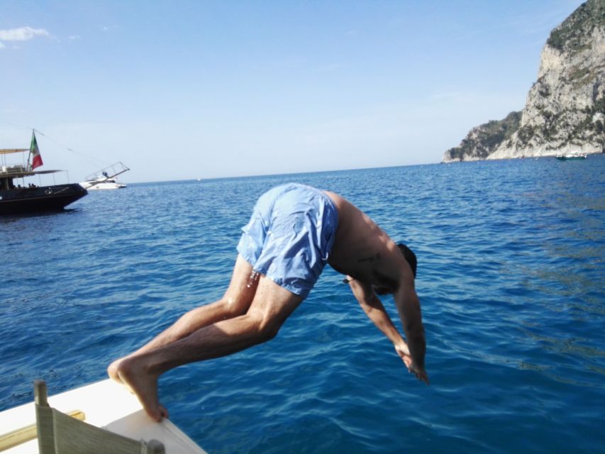 From Sorrento: Fishing in Capri with Lunch - Limoncello on the return to Sorrento