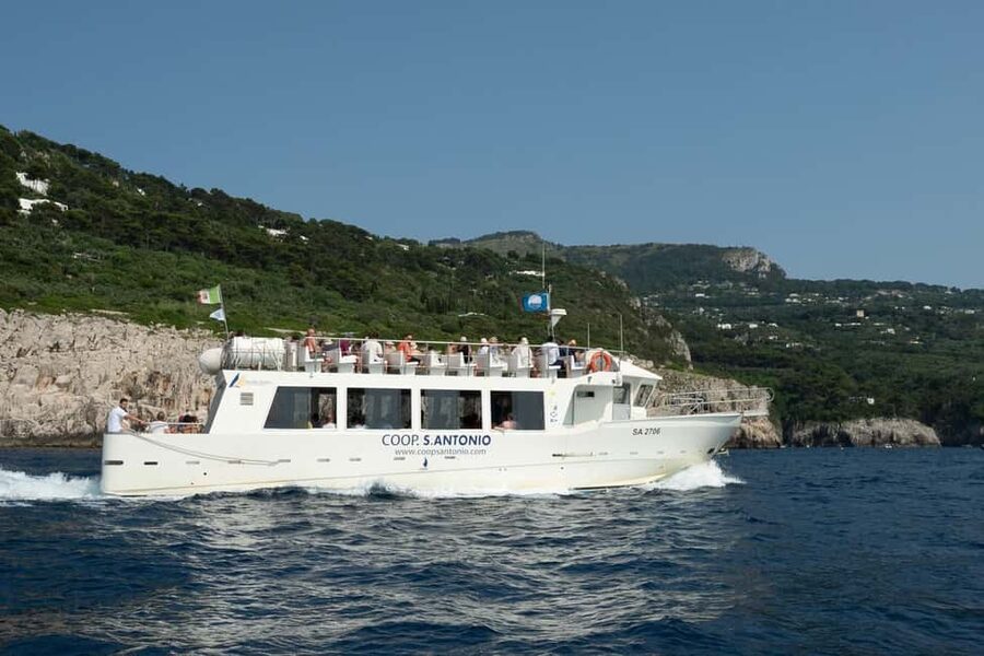 From Sorrento/Nerano: Capri Island Cruise with Guide Onboard - Getting from Sorrento to Marina del Cantone
