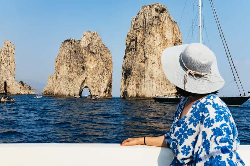 From Sorrento/Nerano: Capri Island Cruise with Guide Onboard - Ieranto Bay and the return to Nerano