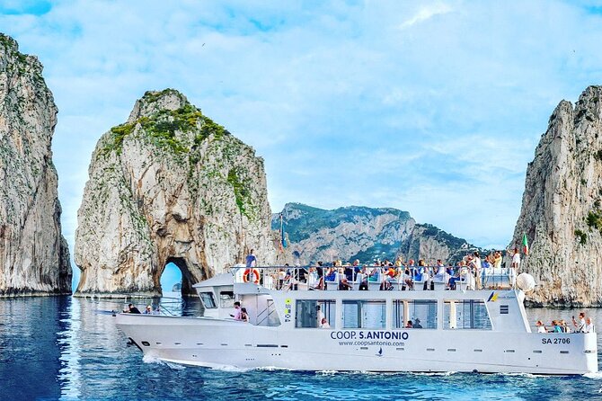 From Sorrento/Nerano:Capri Shared Tour (9:15am Boat Departure) - The return cruise around Capri’s famous coast