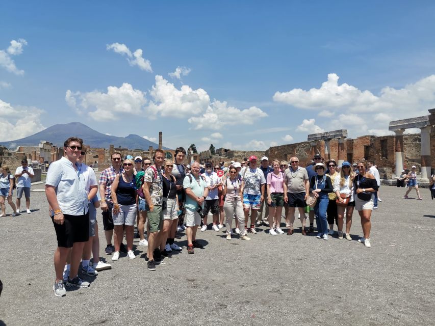 From Sorrento: Pompeii and Vesuvius Tour by Express Train - Starting at Sorrento train station