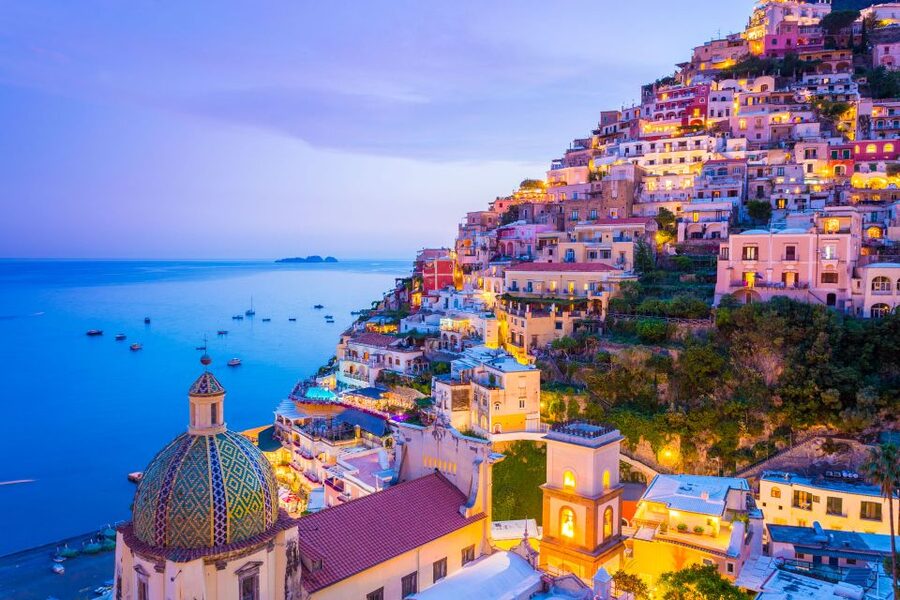 From Sorrento: Positano, Amalfi, and Ravello Tour by Minivan - Positano: one hour among steep lanes and boutiques