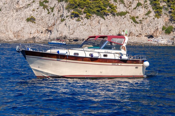 From Sorrento: Positano & Amalfi Coast Small-Group Boat Day Tour - What the small boat feels like