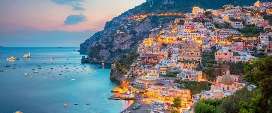 From Sorrento: Private Amalfi Coast Tour with Emerald Cave - Positano, a steep town with limited time