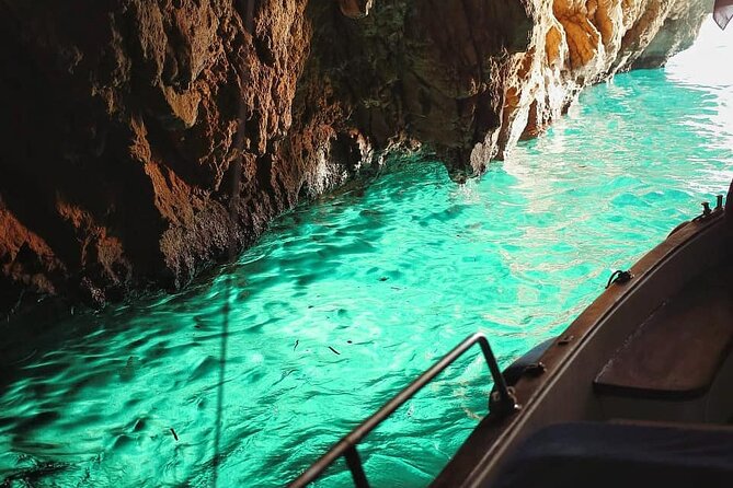 Full day on a private boat to discover Capri - Green, White, and Coral Caves