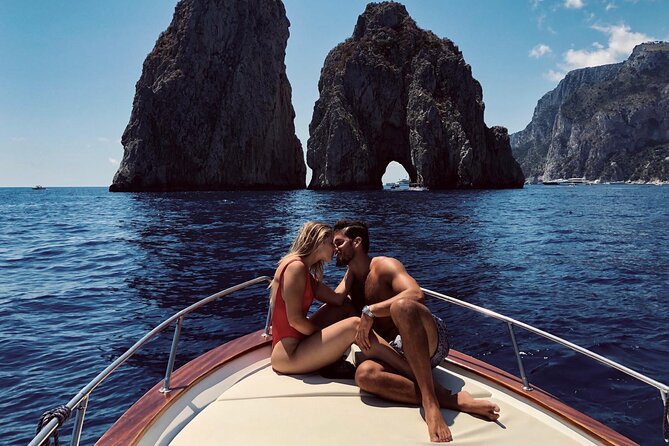 Full day on a private boat to discover Capri - The Faraglioni from the best angle