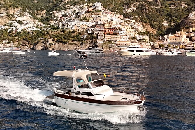 Full Day Private Boat Tour of Amalfi Coast from Positano - Leaving Positano for the open coast
