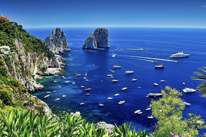 Full Day Private Boat Tour of Capri from Sorrento - The Sorrento Coast, with towers and sea caves