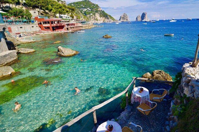 Full Day Private Boat Tour of Capri from Sorrento - Three hours at Marina Piccola