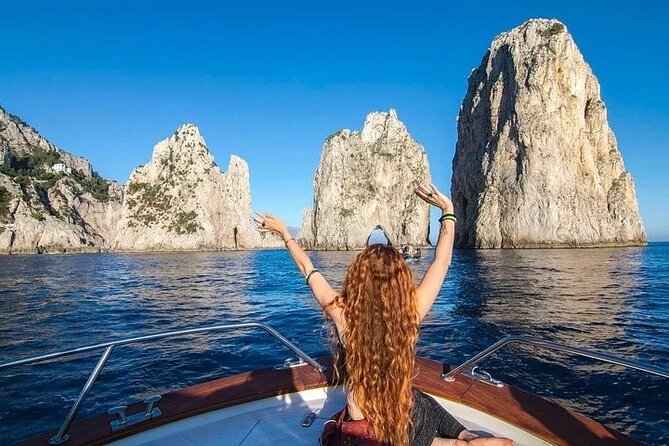 Full Day Private Boat Tour to Capri from Positano - Three hours at Marina Piccola