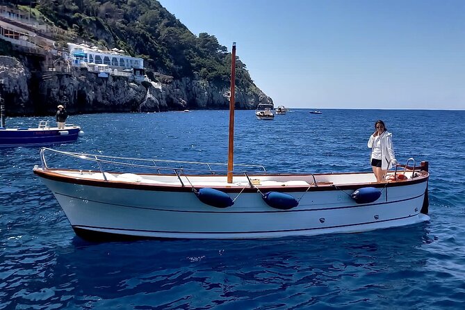 Full Day Private Guided Boat Tour of the Capri Coast - Marina Piccola brings time for swimming