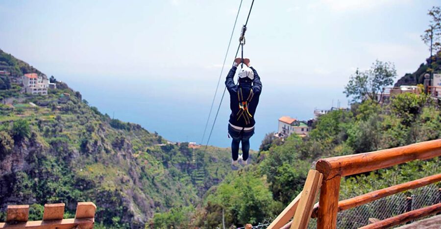 Furore: Flight of the Angel Zipline Experience - Waiting areas, food, and shade