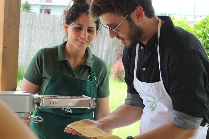 Italian Cooking Class with Local Mamma - Making pasta in a Pompeii family home