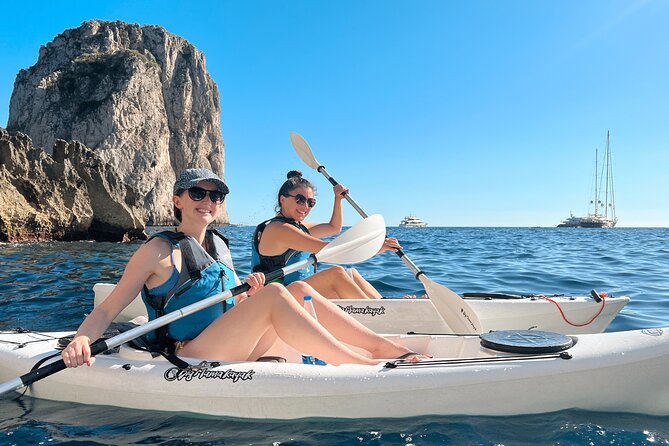 Kayak tour in Capri between caves and beaches. Photos included. - Starting at Marina Piccola beneath Capri’s cliffs