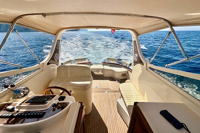Luxury private boat tour to Capri and Blue Grotto on Gozzo 32 ft - What is included on the Gozzo