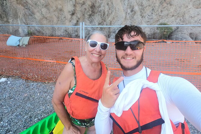 Maiori: Kayaking & Snorkeling tour along the Amalfi Coast - A 30-minute break for snorkeling and fruit