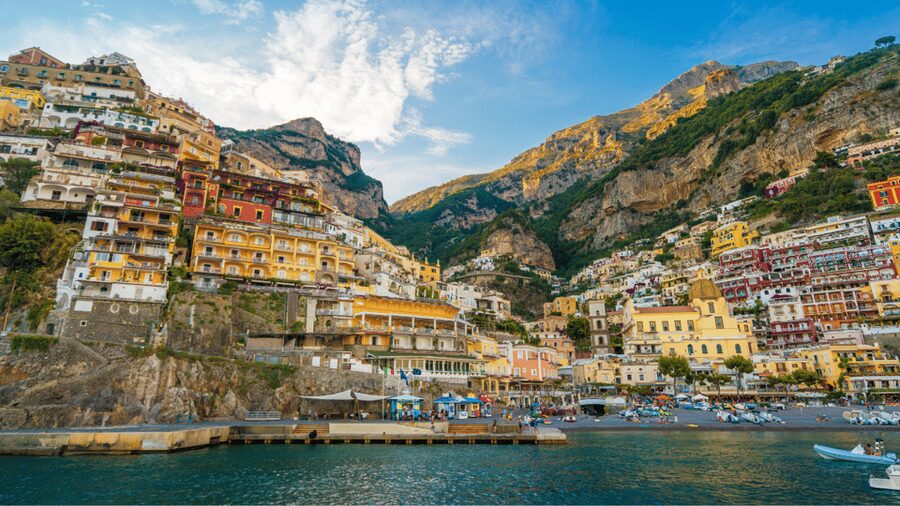 Minicrociera Positano Amalfi - Positano, pastel houses and Spiaggia Grande