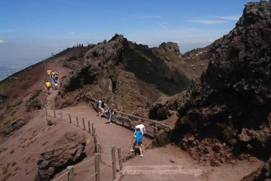 Mount Vesuvius E-bike Tour - Hotel pickup and the 45-minute ride to the volcano