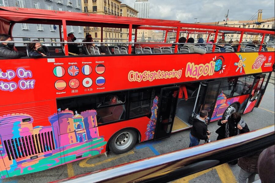 Naples: Hop-On Hop-Off Bus Tour with Train from Salerno - Finding the inStazione agency in Naples