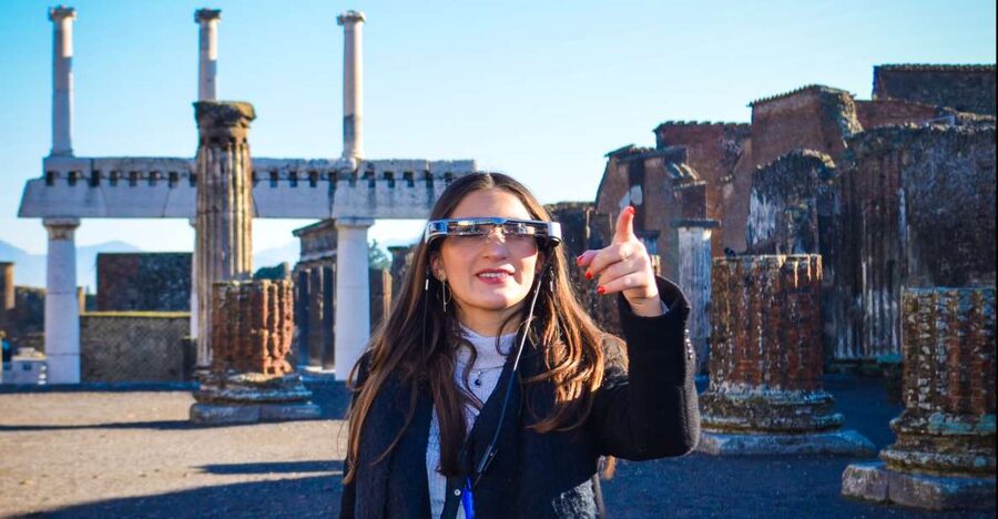 Pompeii: 3D Walking Tour with Entry Ticket - What the AR glasses add to temples and public buildings