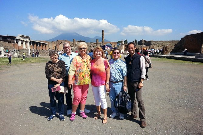 Pompeii & Amalfi Coast Private Tour: Archaeologist-led, Flexible - The Forum, Basilica, and market stalls