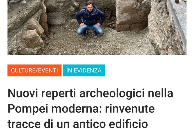PompeiI Exclusive Tour with your Archaeologist in a Small Group - The Macellum and the human cost of the eruption