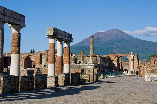 Pompeii Ruins & Wine Tasting with Lunch on Vesuvius with Private Transfer - Walking through Pompeii without a fixed group