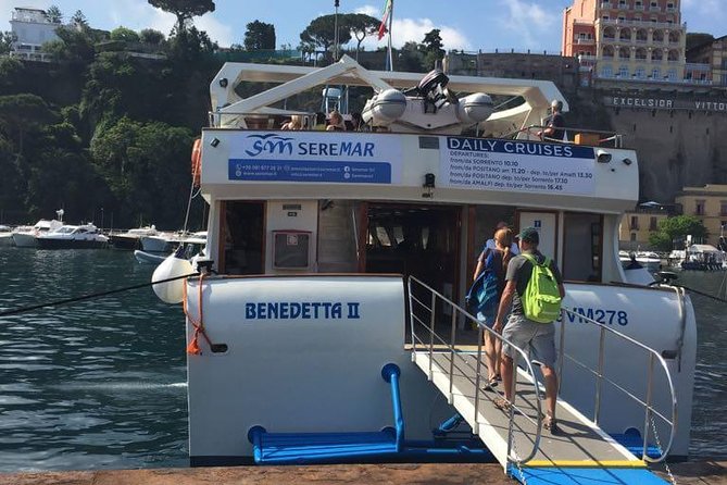 Positano & Amalfi Day Cruise From Sorrento, Seiano or C.Stabia - The biggest tradeoff: price versus control