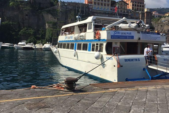 Positano & Amalfi Day Cruise From Sorrento, Seiano or C.Stabia - Leaving Sorrento, Seiano, or Castellammare