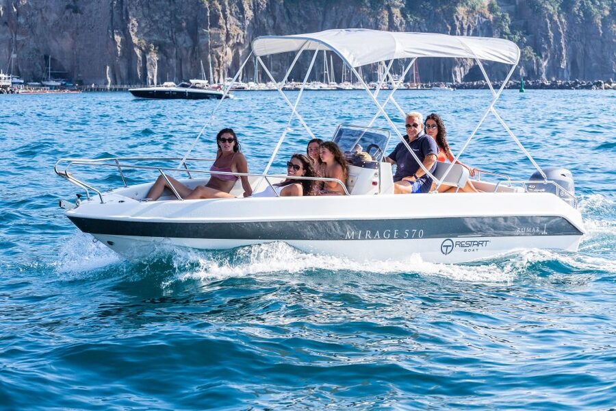 Positano: Boat Tour of Capri with Drinks and Snacks - Swimming in clear water