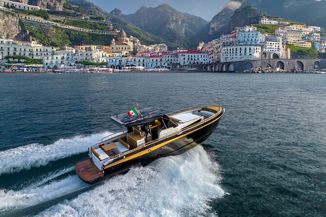 Private Amalfi Coast Sunset Boat Tour - Swimming, snorkeling, and music at sunset