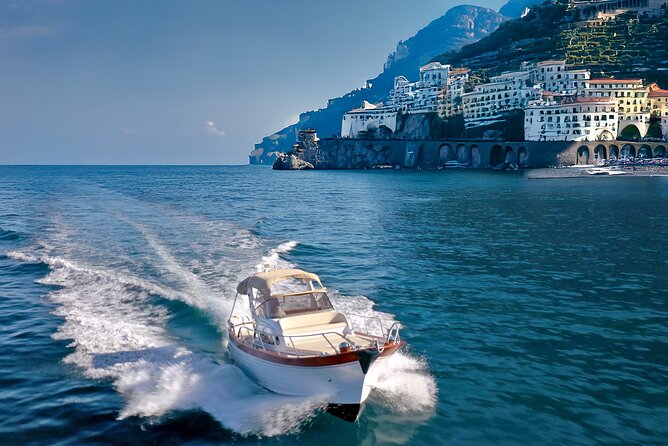 Private Amalfi Coast Sunset Boat Tour - Prosecco, cocktails, and the onboard aperitif