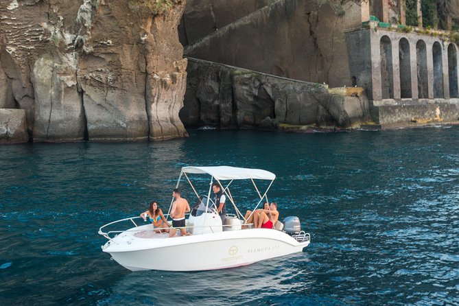 Private Amalfi Coast Tour in a ROMAR BERMUDA Boat - A private day on the water from Sorrento
