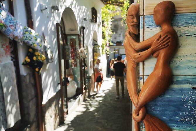 Private Amalfi Coast Tour with a Local Driver - Positano: steep lanes, handmade goods, and the sea below
