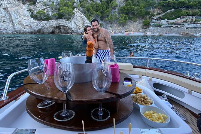 Private Boat Day on Capri from Sorrento - White Grotta: a short stop with natural drama