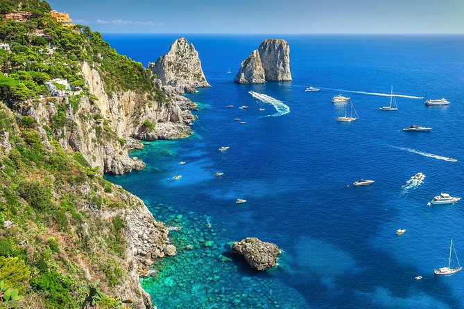 Private Boat Excursion from Sorrento to Capri and Positano - Swimming around Li Galli